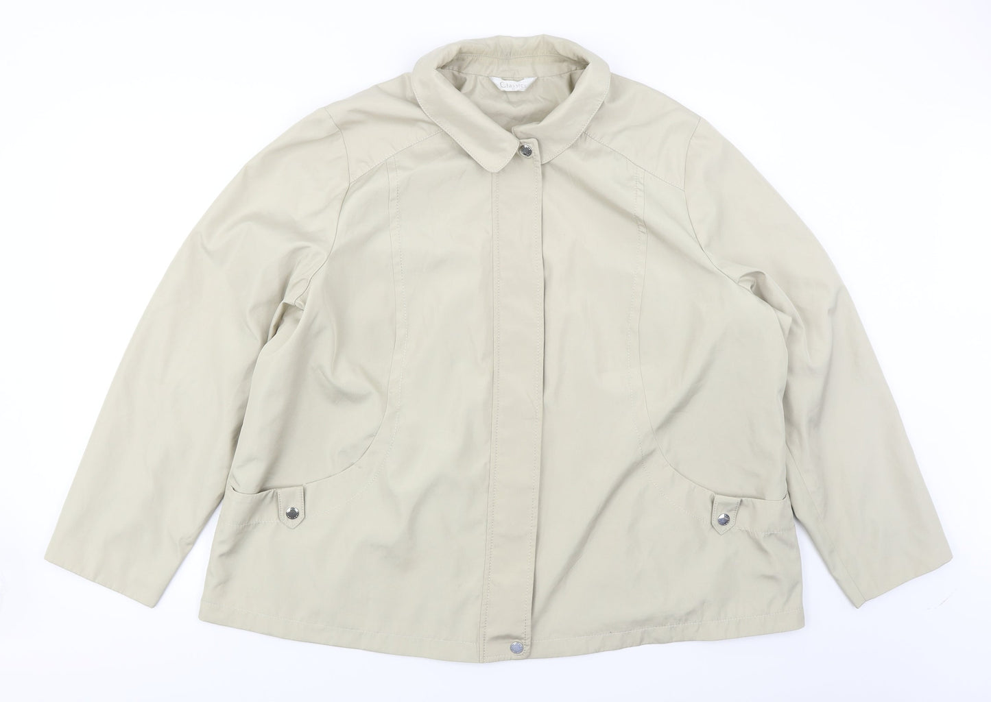 Classics Womens Beige   Jacket  Size XL