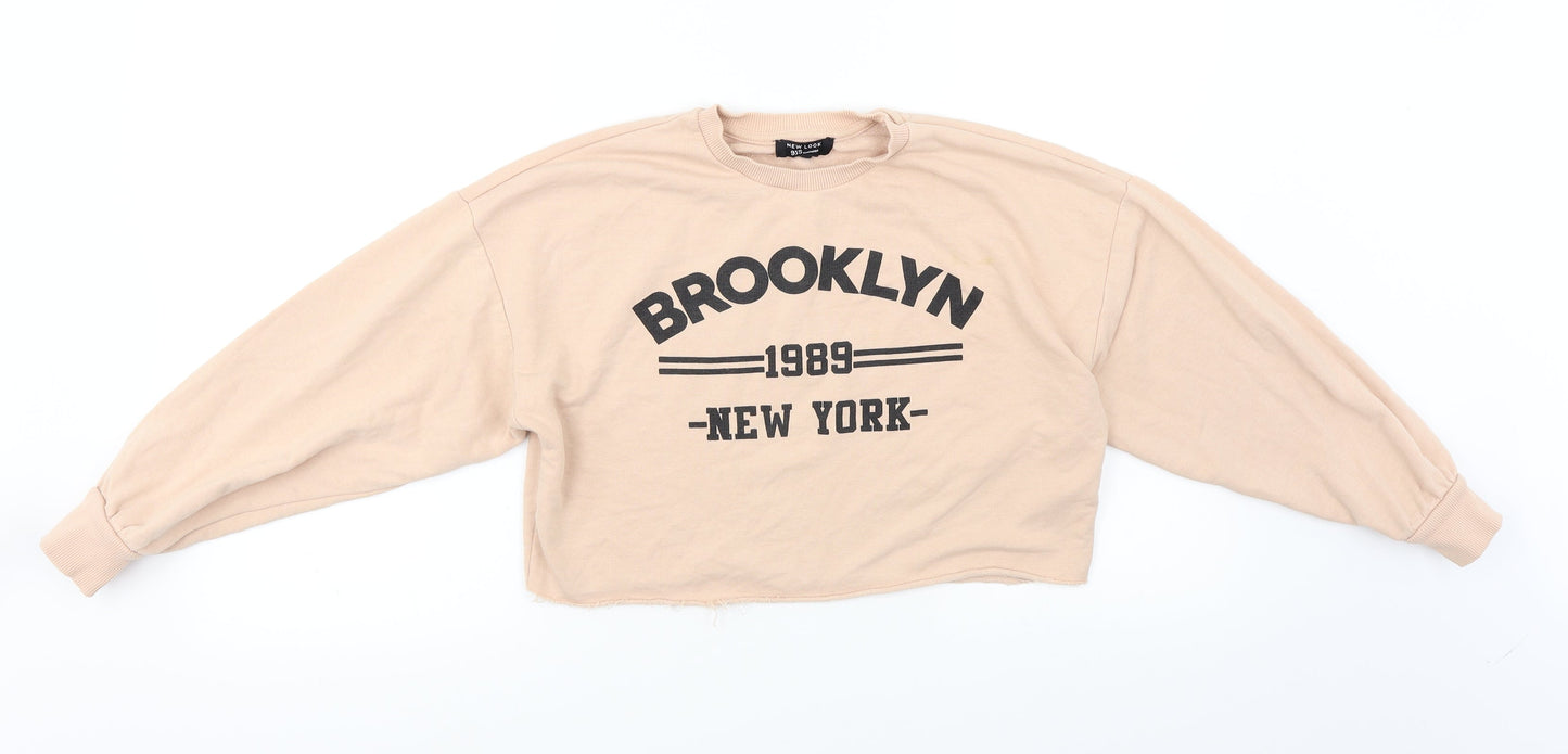 New Look Girls Pink   Pullover Jumper Size 10-11 Years  - Brooklyn