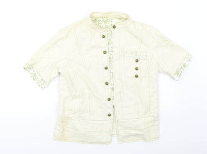 Womens UK Size 14 Preworn White Jacket