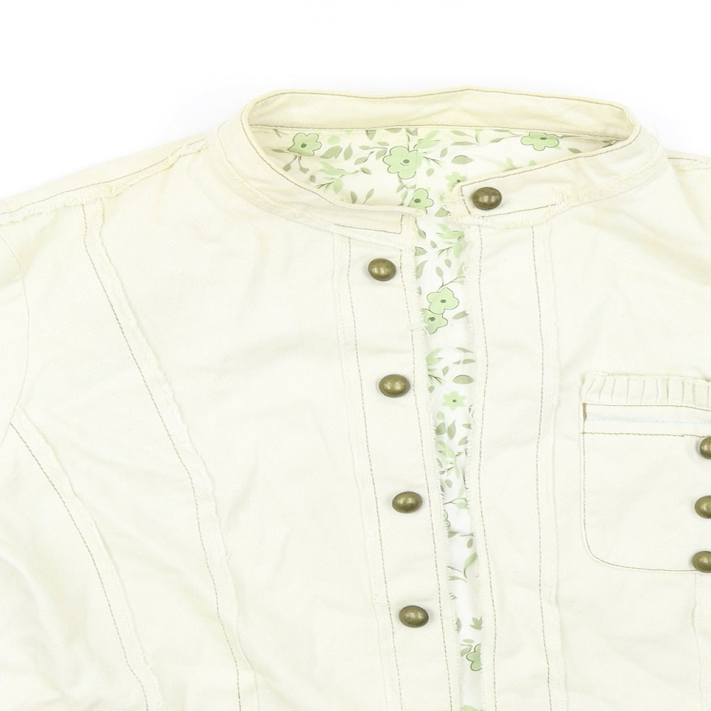 Womens UK Size 14 Preworn White Jacket