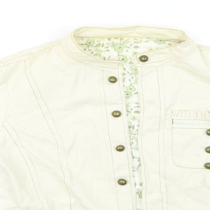 Womens UK Size 14 Preworn White Jacket