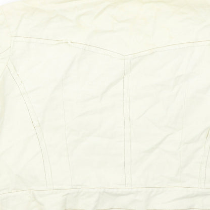 Womens UK Size 14 Preworn White Jacket