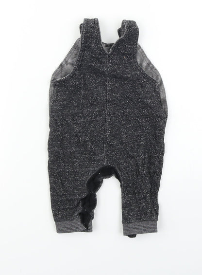 George Baby Grey   Dungaree One-Piece Size 3-6 Months