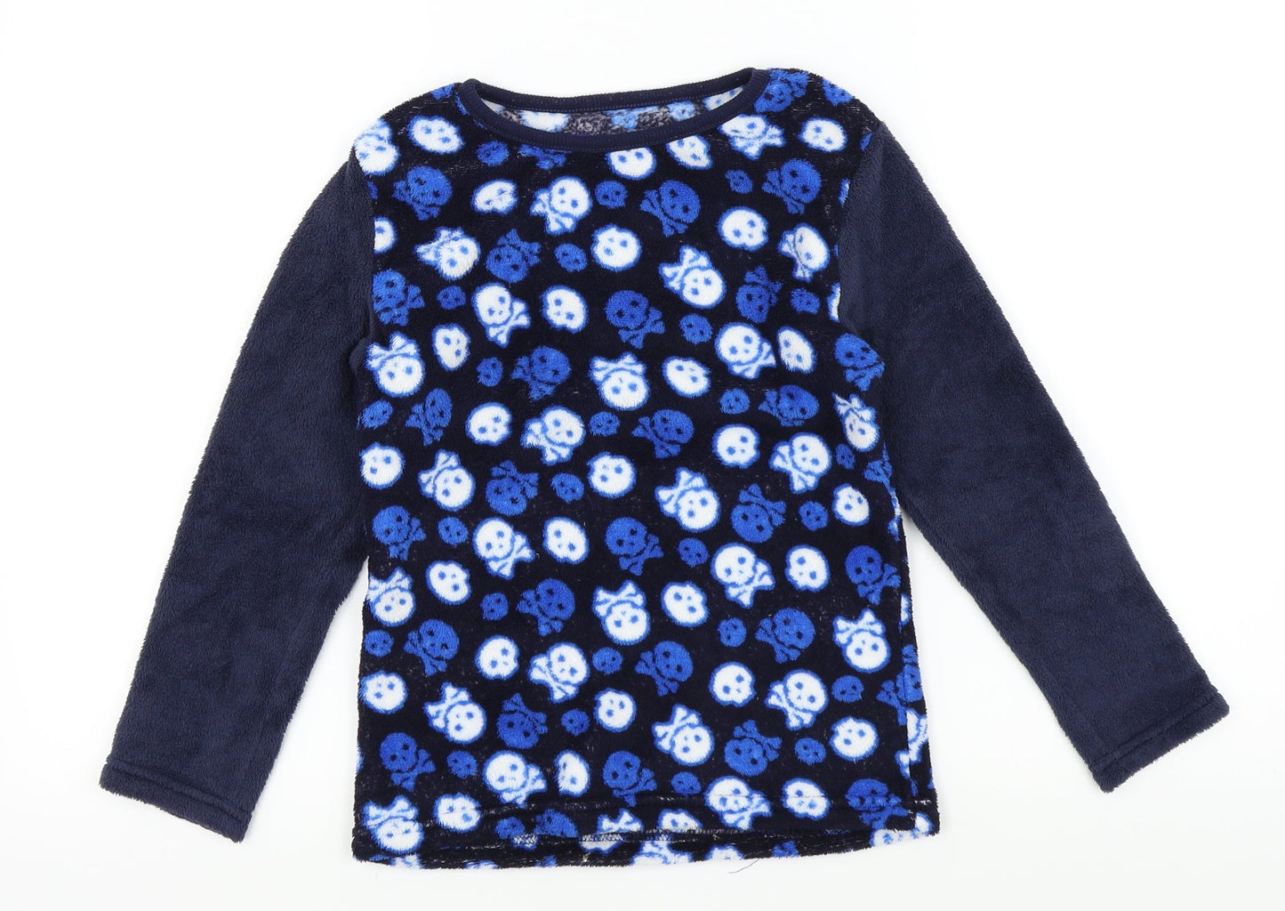 Snooze Time Boys Blue    Pyjama Top Size 9-10 Years