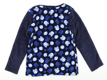 Snooze Time Boys Blue    Pyjama Top Size 9-10 Years