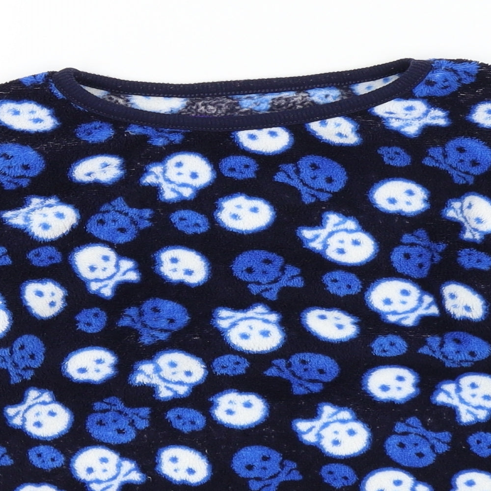 Snooze Time Boys Blue    Pyjama Top Size 9-10 Years