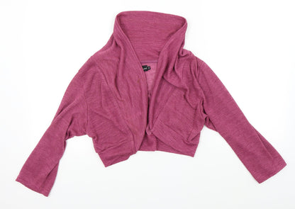 Amari Womens Pink   Shrug Jumper Size 4