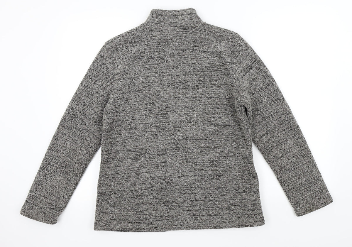 Marks & Spencer Womens Grey   Full Zip Jumper Size 8