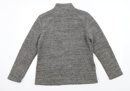 Marks & Spencer Womens Grey   Full Zip Jumper Size 8