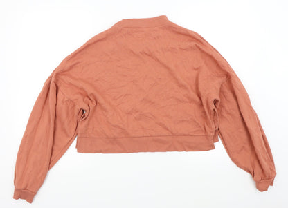 Next Womens Orange   Shrug Jumper Size M