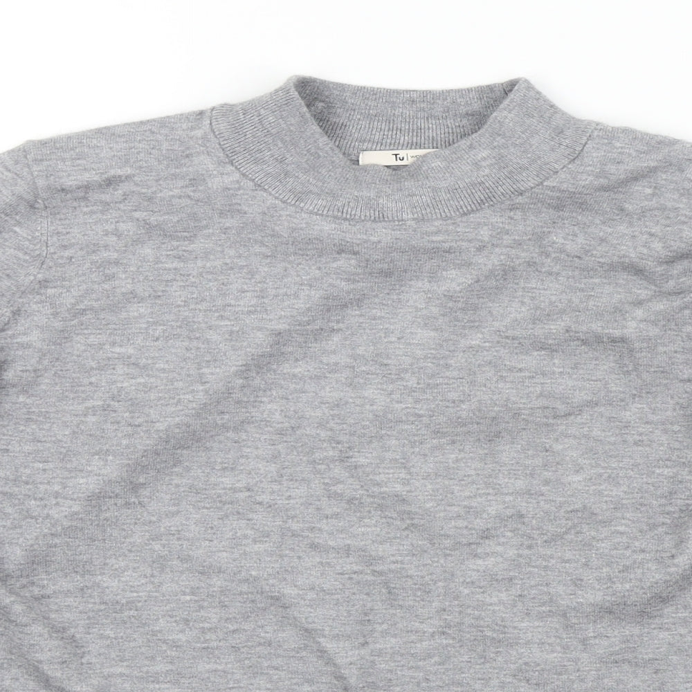 TU Womens Grey   Pullover Jumper Size 10