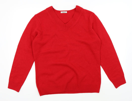 Damart Womens Red   Pullover Jumper Size 12