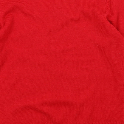 Damart Womens Red   Pullover Jumper Size 12