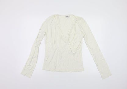 Select Womens White   Pullover Jumper Size 16