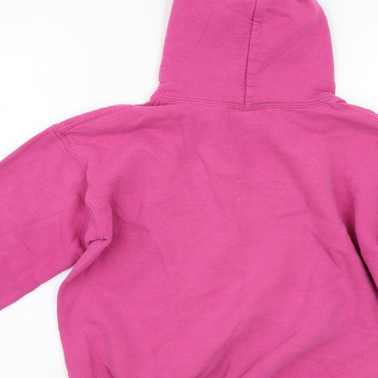 Gildan Girls Pink   Pullover Hoodie Size M  - Dublin