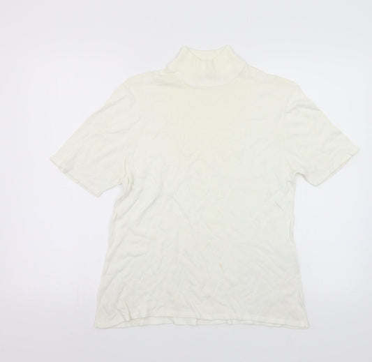 Micha Womens White   Pullover Jumper Size L