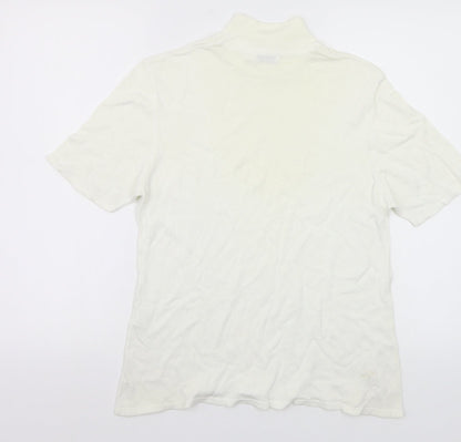 Micha Womens White   Pullover Jumper Size L