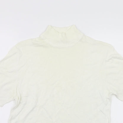 Micha Womens White   Pullover Jumper Size L