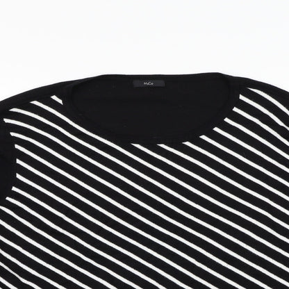M&Co Womens Black   Pullover Jumper Size 20