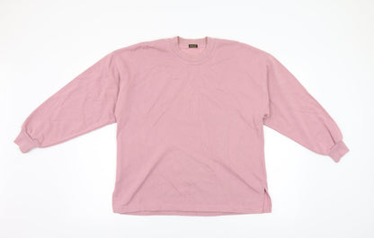 Oh Nice Womens Pink   Pullover Sweatshirt Size M
