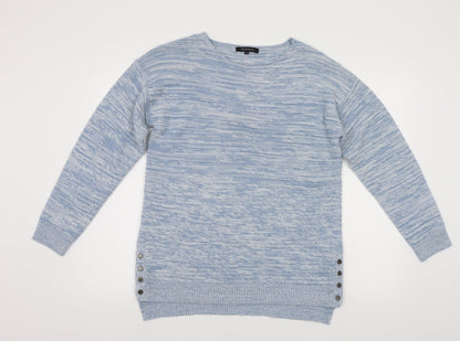 Peacocks Womens Blue   Pullover Jumper Size M