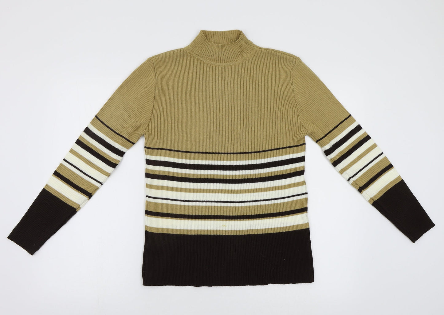Essentials Womens Multicoloured Striped  Pullover Jumper Size 18