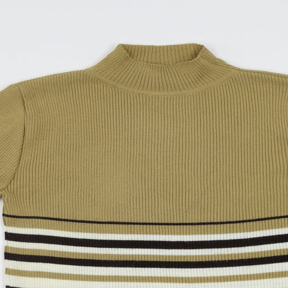 Essentials Womens Multicoloured Striped  Pullover Jumper Size 18