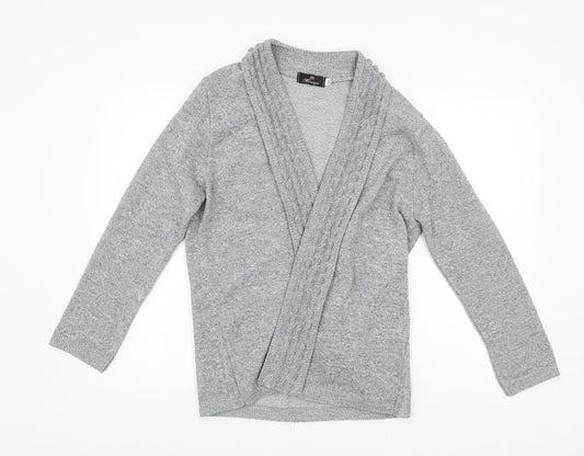 Monique Womens Grey   Cardigan Jumper Size M