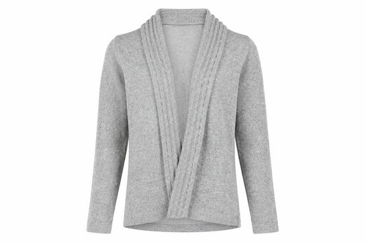 Monique Womens Grey   Cardigan Jumper Size M