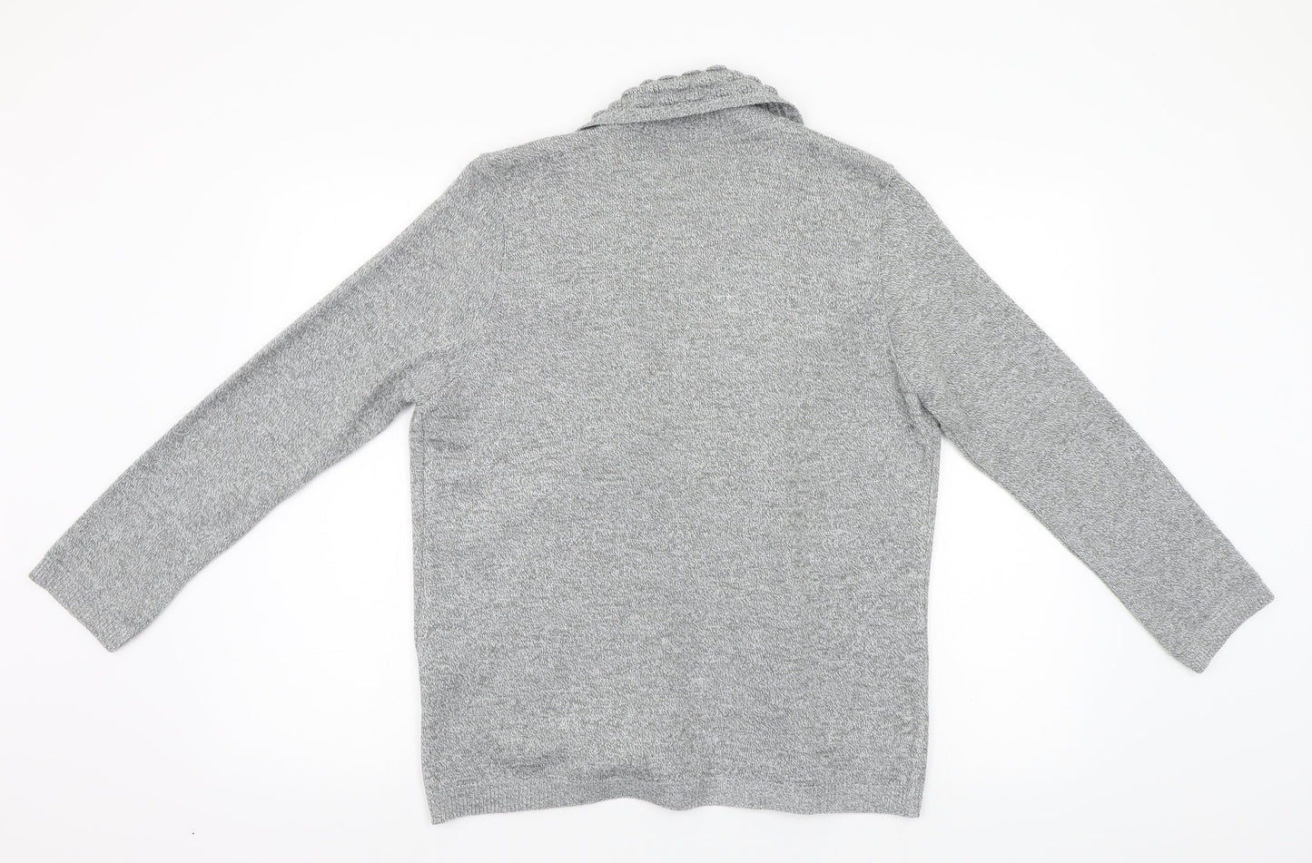 Monique Womens Grey   Cardigan Jumper Size M