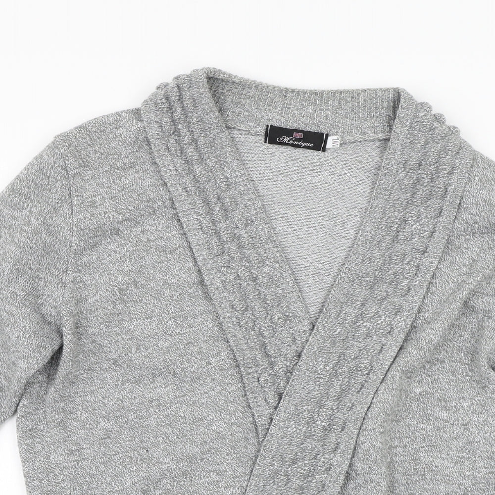 Monique Womens Grey   Cardigan Jumper Size M