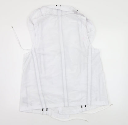 Lounge The Label Womens White   Overcoat Poncho Size L