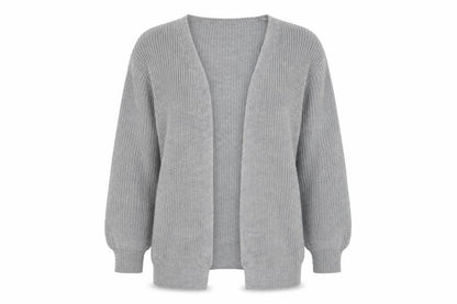 Missy Empire Womens Grey   Cardigan Jumper Size 10