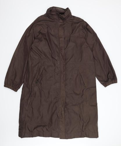 Womens UK Size M DANNIMAC Brown Anorak Coat