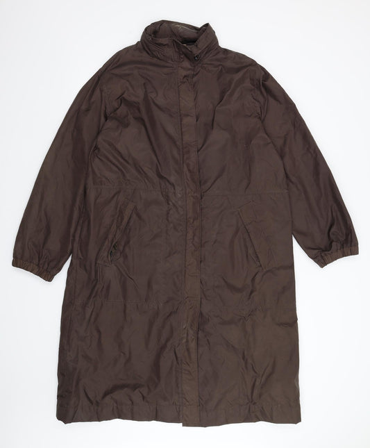 Womens UK Size M DANNIMAC Brown Anorak Coat