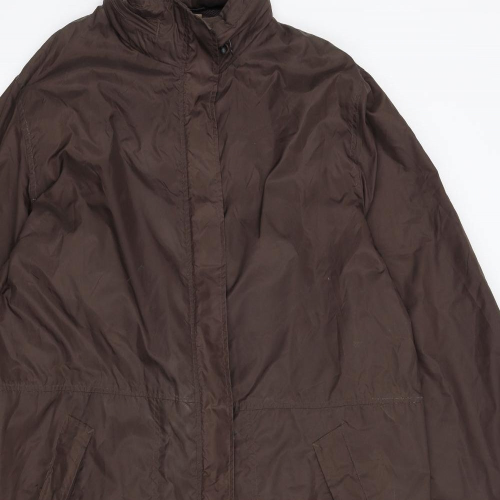 Womens UK Size M DANNIMAC Brown Anorak Coat
