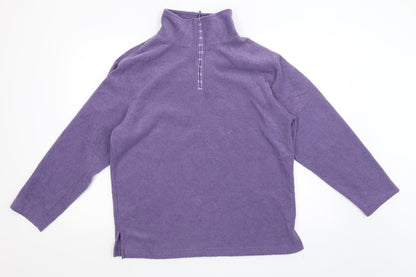 Bonmarché Womens Purple   Henley Jumper Size M