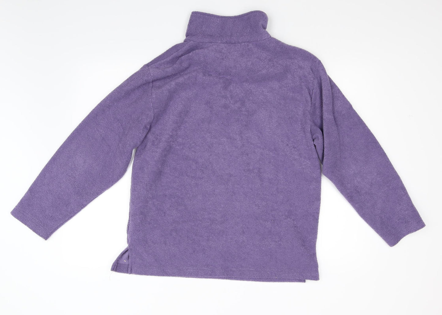 Bonmarché Womens Purple   Henley Jumper Size M