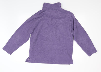 Bonmarché Womens Purple   Henley Jumper Size M