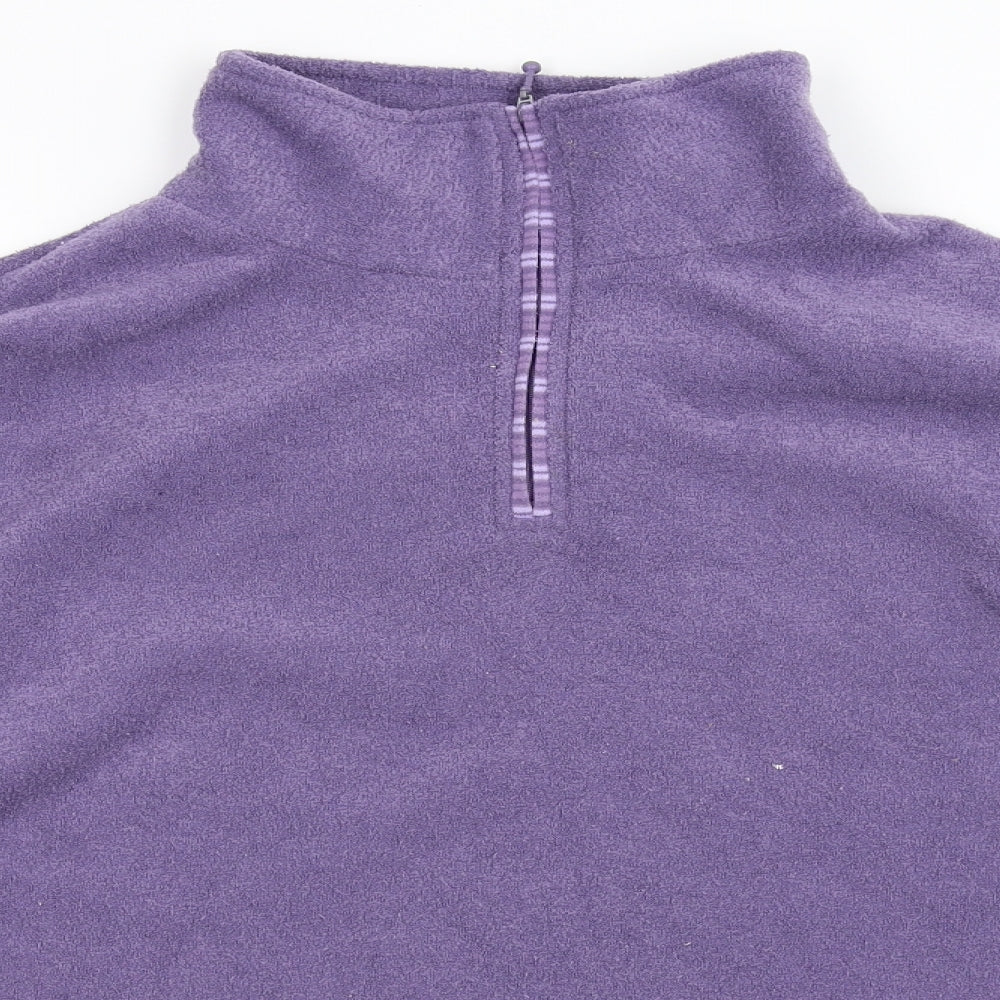 Bonmarché Womens Purple   Henley Jumper Size M