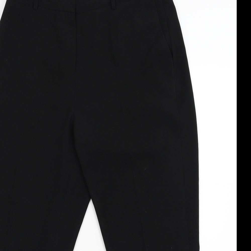 Womens UK Size 10 John Lewis Regular Fit  Black Trousers