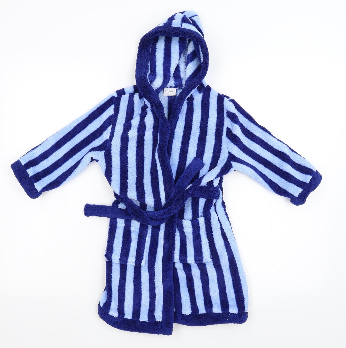 Mini Club Boys Blue Pinstripe   Robe & Gown Set Size 2-3 Years