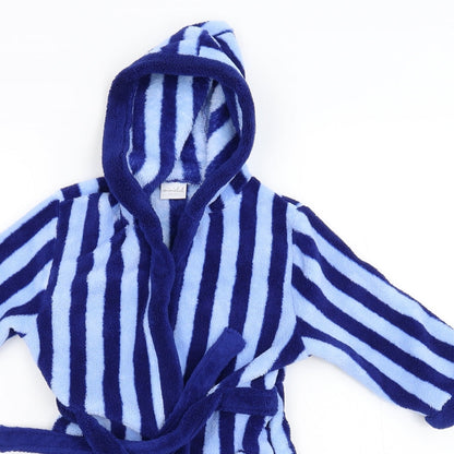 Mini Club Boys Blue Pinstripe   Robe & Gown Set Size 2-3 Years