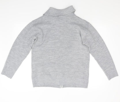 Pure & Natural Womens Grey   Cardigan Jumper Size XL