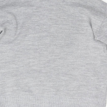 Pure & Natural Womens Grey   Cardigan Jumper Size XL