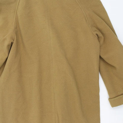 Womens UK Size 16 Astraka Yellow Overcoat