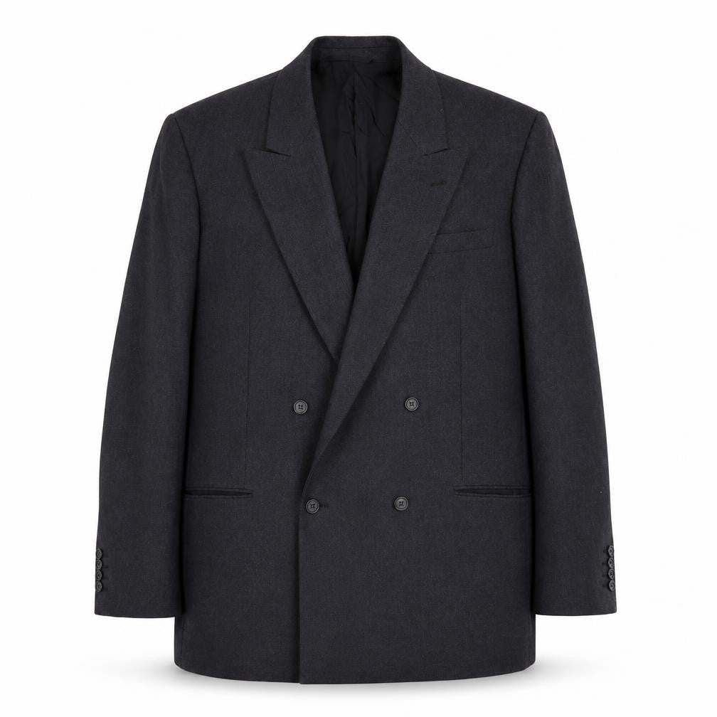Mens UK Size 40 Preworn Big & Tall Black Suit Jacket