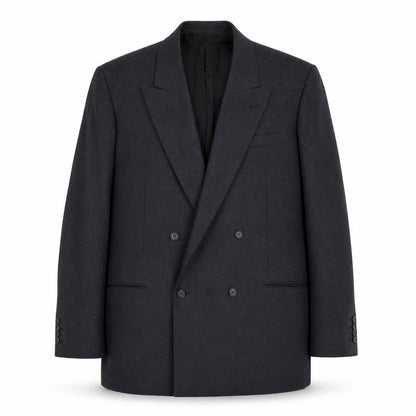 Mens UK Size 40 Preworn Big & Tall Black Suit Jacket