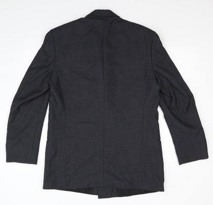 Mens UK Size 40 Preworn Big & Tall Black Suit Jacket