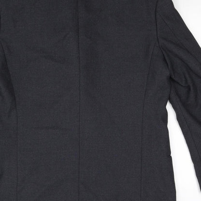 Mens UK Size 40 Preworn Big & Tall Black Suit Jacket